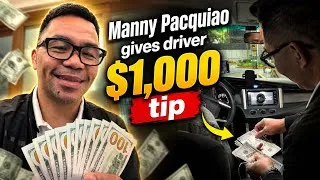 Thumbnail: MANNY PACQUIAO GIVES DRIVER A $1,000 TIP! 😱