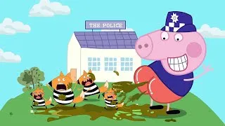 Thumbnail: What Did Peppa Do to the Fox Gang?! 😳 Peppa Trying Not to Laugh! #1 | Peppa Pig Funny Animation