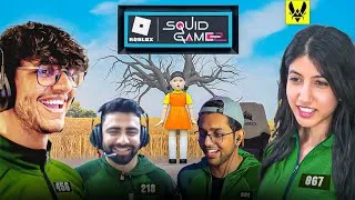 Thumbnail: Squid Game Chaos ft. Live Insaan, Rachitroo, Xyaa, Aurum & Bee Club! 🐝 | Team Vitality India