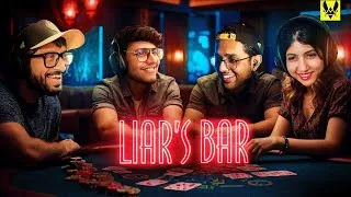 Thumbnail: SABSE BADA JHOOTA KON? 🤔🔥 LIAR'S BAR WITH ALL-STARS 🎭