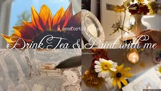 Thumbnail: Paint with me 🎨| The Joy of Home & Garden 🕯️ 🪴 | Nature & Poems 🌻