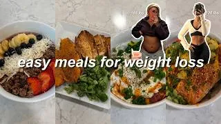 Thumbnail: what i ate to lose 45 lbs | easy & affordable healthy meal ideas