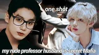 Thumbnail: My rude professor husband is secret mafia 🍿🎥 [one shot] taekookff #hindidubbed #taekook