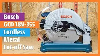 Thumbnail: Bosch GCD 18V-355 Metal Cut-off Saw equal to a 2000W corded dry cutter #boschtools