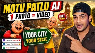 Thumbnail: Instagram Viral Motu Patlu Wali Ai Video Kaise banaye |Trending Motu Patlu Vilage Video Editing 2026
