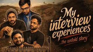 Thumbnail: Things no one tells you about interviews !! 
