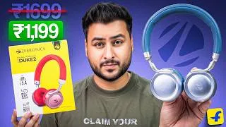 Thumbnail: ZEBRONICS ZEB-Duke 2 Review | 60 Hours Battery 🔥 Bluetooth 5.4 Headphones Under Budget ✅