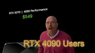 Thumbnail: RTX 4090 users reaction to RTX 50 Series Launch.