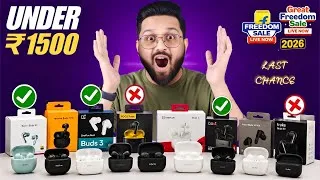 Thumbnail: STOP buying Trash⚡️Only 5 Best Earbuds Under 1000 - 1500 In Freedom Sale⚡️Best TWS Under 1000 - 1500