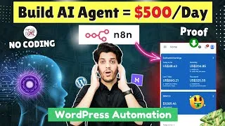 Thumbnail: 😱Build Your Own AI AGENT in 1 Click Using N8N Workflow | n8n Tutorial in Hindi