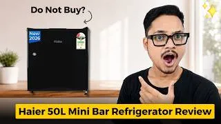 Thumbnail: Haier 50 Litres Mini Fridge Review | Best Mini Refrigerator under 10000 | Haier Mini Refrigerator