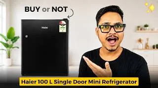 Thumbnail: Haier 100 Litres Mini Refrigerator Review | Best Mini Fridge | Should you buy Haier Mini Fridge?
