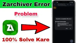 Thumbnail: how to fix zarchiver operation completed with errors | zarchiver operation completed with errors fix