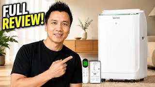 Thumbnail: DEEP DIVE TEMPERATURE TEST - ZAFRO 16,000 BTU Dual Hose Portable Air Conditioner