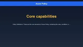 Thumbnail: Azure Policy Explained