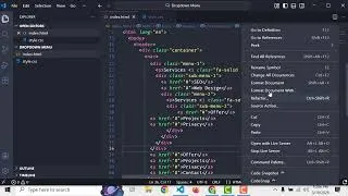 Thumbnail: Create DropDown Menu Using HTML and CSS | CSS DropDown Menu