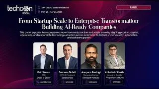Thumbnail: Startup Scale to Enterprise Transformation: Building AI-Ready Companies | TechCon SoCal 2026 Panel