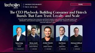 Thumbnail: CEO Playbook: Consumer and Fintech Brands with Trust, Loyalty, and Scale | TechCon SoCal 2026 Panel