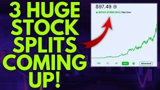 Thumbnail: 3 HUGE STOCK SPLITS COMING UP (TIME TO BUY?) | STOCK SPLIT NEWS