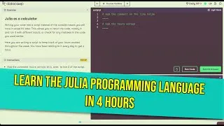 Thumbnail: Best Julia programming course? (And it’s free on Datacamp!)