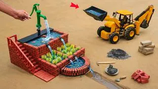 Thumbnail: DIY Mini Tractor & JCB Making Real Hand Pump Construction  | Water pump with Bricks| Science Project