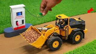 Thumbnail: DIY Mini Tractor & JCB Making Real Concrete Bridge | Petrol pump Science Project | Mini Bulldozer |
