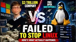 Thumbnail: How a $3 Trillion Company Failed to Defeat Linux | The Untold Story of Microsoft vs Linux