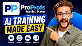 Thumbnail: Create a Course Faster with AI | ProProfs Training Maker Review