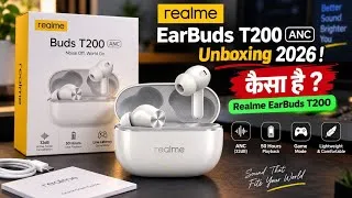 Thumbnail: Realme EarBuds T200 ANC Unboxing 2026 ! Kaisa Hai ? Realme EarBuds T200