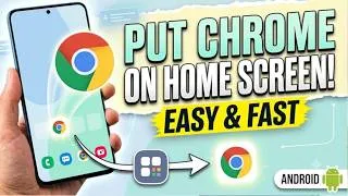 Thumbnail: How To Put Chrome Browser  On Home Screen Android
