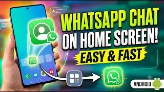 Thumbnail: How To Put Whatsapp Chat On Home Screen Android