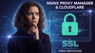 Thumbnail: STOP Using Default Port Forwards! 🛑 NGINX Proxy Manager & Docker Install Guide