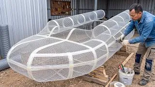 Thumbnail: Man Uses Chicken Wire to Build an Amazing Airboat | Full Build @bkscreative