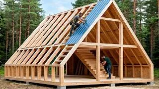 Thumbnail: Men Build a Dream A-Frame House With a Pool | Start to Finish by @LankHome