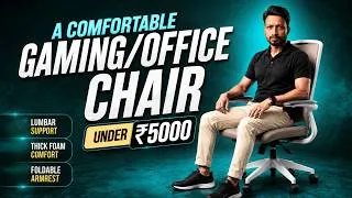 Thumbnail: Don’t Buy an Office Chair Under ₹5,000 Before Watching This!