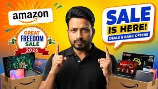 Thumbnail: Laptop, Monitor, TV & Tablet 🔥 5 BEST Amazon Freedom Sale Deals