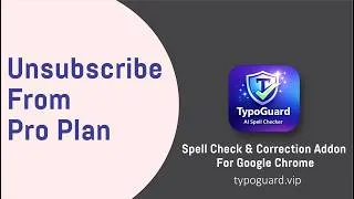 Thumbnail: How to Unsubscribe From TypoGuard Pro Plan on LemonSqueezy.com