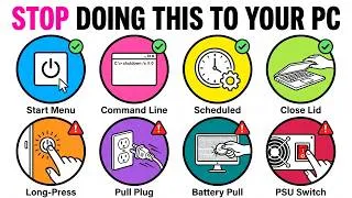 Thumbnail: Every Way to Turn Off a PC Explained in 11 Minutes