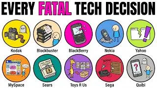 Thumbnail: Every Tech Decision That Destroyed a Company Explained in 21 Minutes