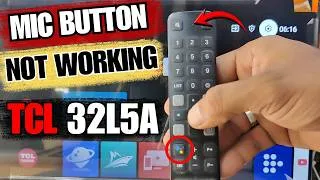 Thumbnail: TCL 32L5A Remote Mic Not Working? | Google Assistant Button Fix | Simple Solution