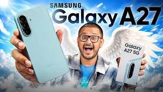 Thumbnail: Samsung Galaxy A27 Unboxing in ಕನ್ನಡ ⚡Snapdragon 6 Gen 3, FHD+ sAMOLED, 50MP OIS, 5000mAh + 25W