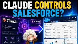 Thumbnail: Claude Can Now Control Salesforce? Salesforce MCP Server Tutorial (Read & Update Records)