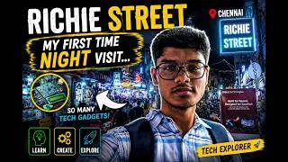 Thumbnail: 🌃 My First Time Night Visit to Richie Street Chennai | Tech Paradise 🔌⚡ | Learn - Create - Explore