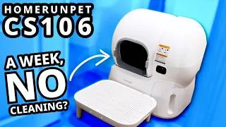 Thumbnail: homerunPET CS106 - say goodbye to litter box cleaning for a week?
