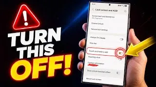 Thumbnail: Turn OFF This Samsung Setting! Stop Accidental Lock Screen Editing