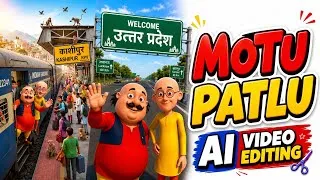 Thumbnail: Motu Patlu City Village Wala Video Kaise Banaye | Motu Patlu Village Ai Video Kaise Banaye Tutorial