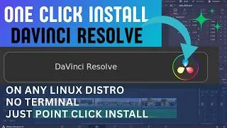 Thumbnail: New Easy Way to Install Davinci Resolve - Point Click - Install Any Distro!  Debian Users read below