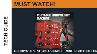 Thumbnail: A Comprehensive Breakdown Of MINI Press Tool for Copper Pipe Pro Lightweight Cr
