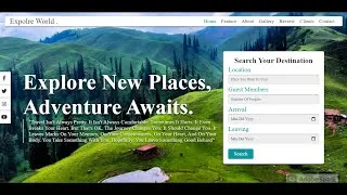 Thumbnail: How to Create Tours and Travels Website Using HTML and CSS | Travel Website  | Hindi and Urdu