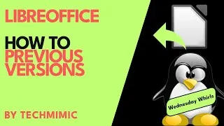 Thumbnail: How to work with PREVIOUS VERSIONS in LIBREOFFICE